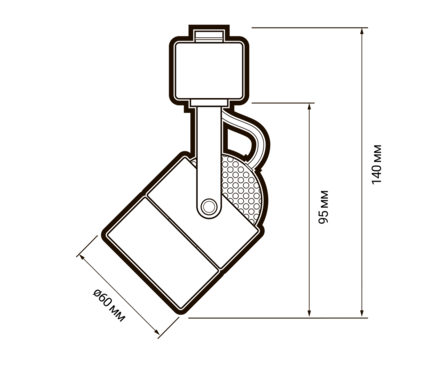 Светильник-прожектор JazzWay PTR27, трековый, GU5.3, белый, IP20 Фотография_1