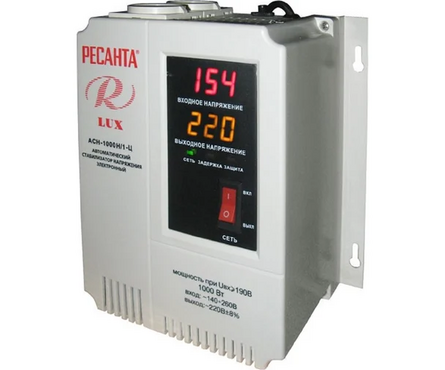 Стабилизатор АСН-1 000 Н/1-Ц LUX РЕСАНТА Фотография_7