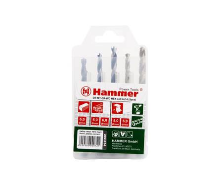 Набор сверл Hammer Flex 202-914 DR №14 HEX 5 шт