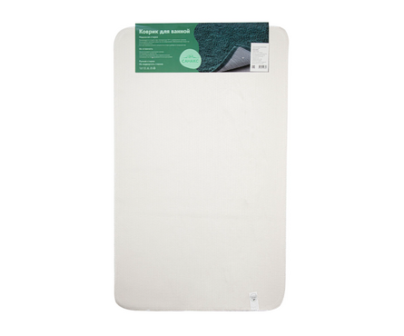 Коврик для ванной 50x80 см коричневый ворс 18 мм САНАКС Фотография_3