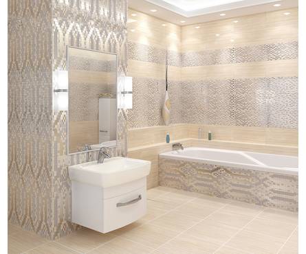 Плитка Элиз напольная бежевый G 418х418х8 мм 1-й сорт Фотография_1