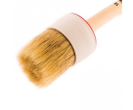 Кисть круглая 60 мм, №18 нат. щетина, деревянная ручка MATRIX Фотография_1