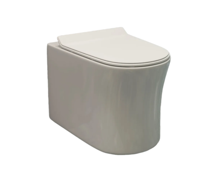 Унитаз подвесной безободковый K51 сиденье тонкое ДП, крепления EVA GOLD Фотография_2