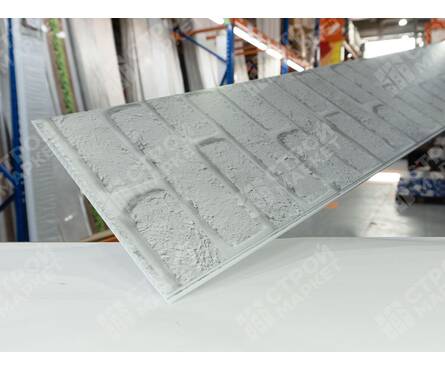 Панель ПВХ Кирпич №347 250x2700х8 мм (0.675 м²) Фотография_1