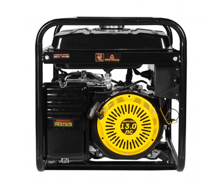 Генератор бензиновый 5.5 кВт 220В бак 22 л ручной стартер DY6500L HUTER Фотография_2