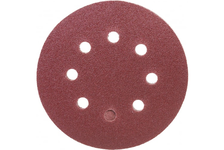 Круг абразивный СИБРТЕХ на ворсовой подложке под липучку, перфорированный, P 100, 125 мм, 5 шт 