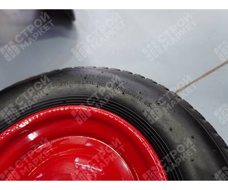 Колесо для одноколесной тачки, усиленной, 4.00-8, камерное, с подшипником, обод метал, 400 мм Фотография_4