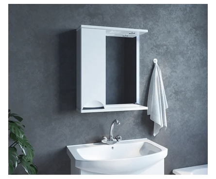 Шкаф навесной Этьен 60 белый левый (ПВХ) Фотография_2