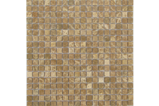 Мозаика Caramelle Mosaic Pietrine Emperador Light матовая, 305х305х4 мм, чип 15х15 мм