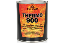 Эмаль термостойкая черная OLIMP Thermo 900°C 0.8 л