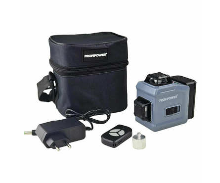 Лазерный нивелир 12 лучей зеленый Li-ion 1шт NL-12G PROFIPOWER Фотография_1