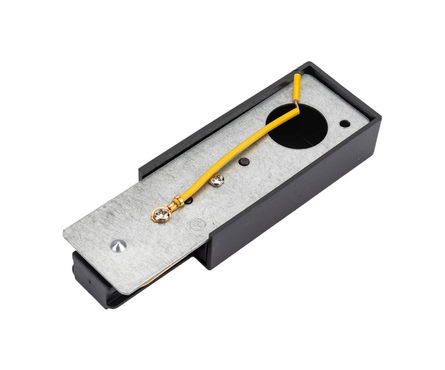 Комплект торцевых элементов JazzWay PTR EC-BL, накладной/подвесной шинопровод, черный Фотография_2