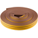 Уплотнитель Зубр самоклеящийся резиновый, профиль D, коричневый, 16 м Фотография_0