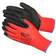 Перчатки нейлоновые СУПЕР ЛЮКС с нитрильно-латексным покрытием, 9 размер, красные Фотография_0