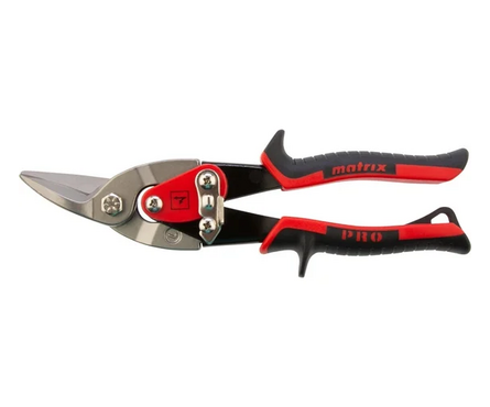 Ножницы по металлу 250 мм левый рез, 2-х компонентные рукоятки, сталь CrMo PRO MATRIX Фотография_2