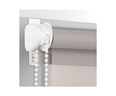 Рулонная штора PRAKTO Day&Night, серый, 70х160 см Фотография_1