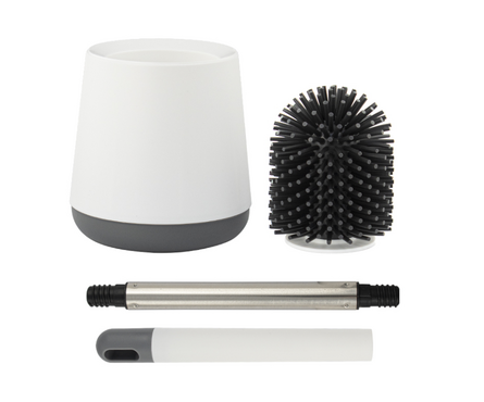 Ершик для унитаза с силиконовой щеткой белый 825 САНАКС Фотография_1