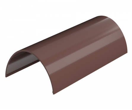 Желоб водосточный ТехноНИКОЛЬ ПВХ, коричневый, 3 м Фотография_1