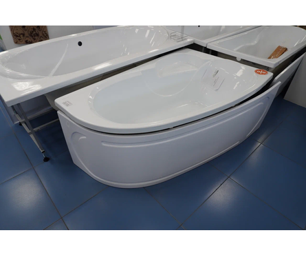 Ванна акриловая 1600х1000 мм левая (каркас+экран+сифон) Николь ТРИТОН Фотография_4