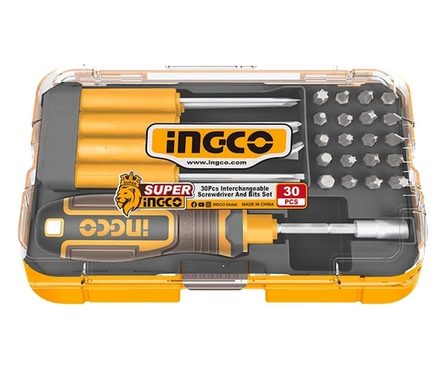 Набор отверток переставных и бит 30 шт INGCO Фотография_1