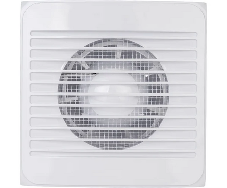 Вентилятор осевой вытяжной d 100 мм белый 100С TURBO ЭВЕНТ Фотография_1