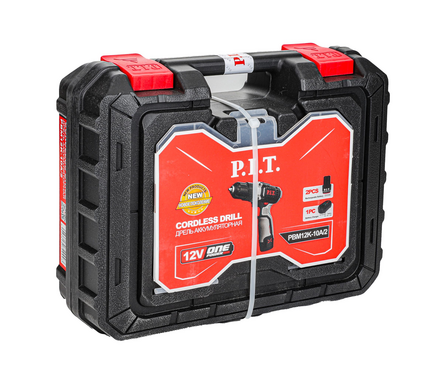 Дрель-шуруповерт 12 В 2 шт Li-ion акк. 1.5 Ач, 25 Нм, 350-1350 об/мин, 2 скорости PBM12K-10A/2 P.I.T. Фотография_4