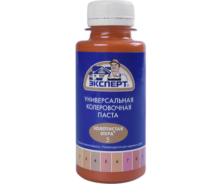 Колер паста Эксперт №5 золотистая охра, 100 мл Фотография_1