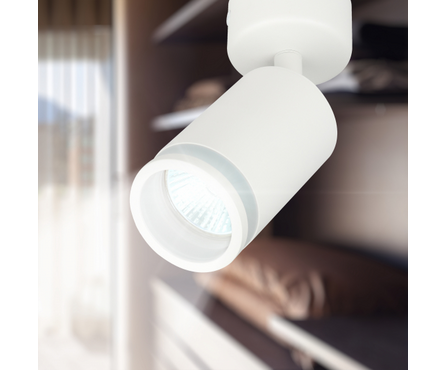 Светильник настенно-потолочный GU10 OL23 WH ЭРА Фотография_7