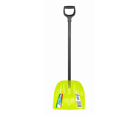 Лопата снеговая поликарбонат 385х400 мм алюминиевый черенок FELICITA ЦИ Фотография_0