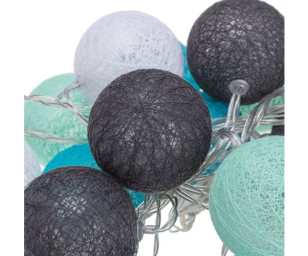 Гирлянда светодиодная 3.5 м 20 LED ламп, теплый свет Фонарики северное сияние 2АА Neon-night Фотография_1