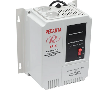 Стабилизатор АСН-1 000 Н/1-Ц LUX РЕСАНТА Фотография_1