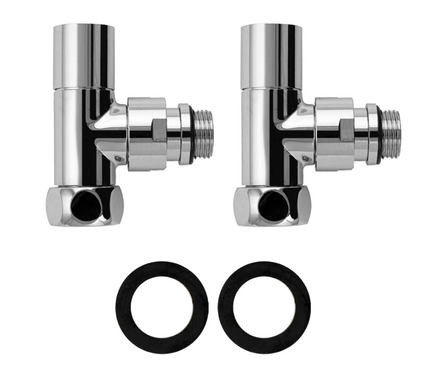 Кран для полотенцесушителя угловой 1/2x3/4 вн/нар (пара) САНАКС Фотография_2