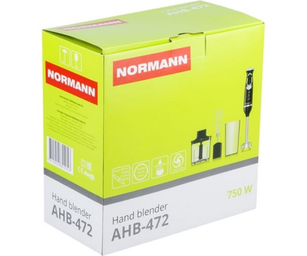 Блендер погружной 750 Вт 1 скор. AHB-472 NORMANN Фотография_3