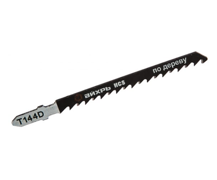 Пилки для лобзика по дереву 100х75 мм быстрый рез T144D ВИХРЬ (2 шт/уп) Фотография_1