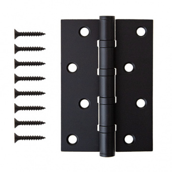 Петля врезная 100х70х2.5-В4-BLM черная CODE DECO Фотография_0