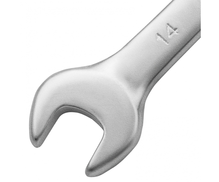 Ключ комбинированный Matrix, матовый хром, CrV, 14 мм Фотография_1