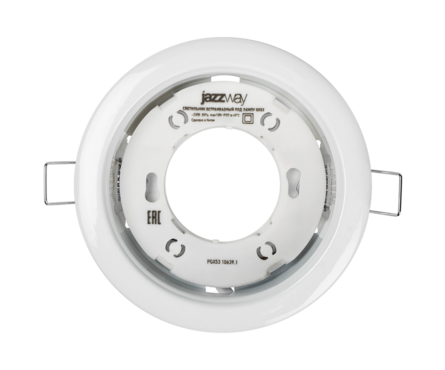 Светильник точечный JazzWay GX53, встраиваемый, белый Фотография_2