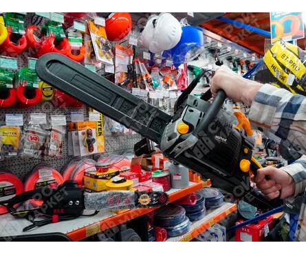 Бензопила HUTER BS-45M 2.3 кВт/3.1 л.с., 16/40 см, 57 зв., 3/8, 1.3 мм Фотография_8