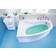 Ванна акриловая Cersanit SICILIA 150*100 ассиметричная левая без ножек, белый, Сорт 1, белый Фотография_2
