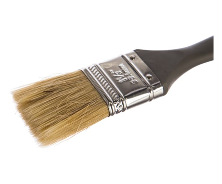 Кисть плоская Matrix Евро 1/5 натуральная щетина, пластиковая ручка, 38 мм Фотография_1