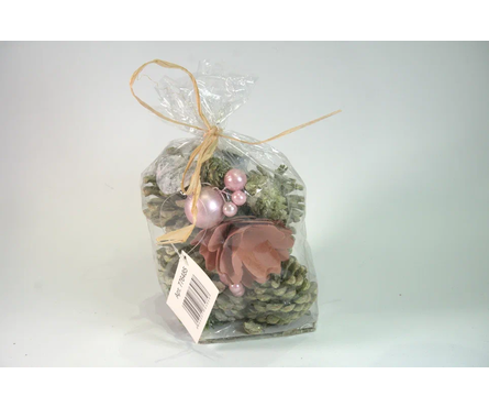 Украшение под елку с шишками 20 см мультиколор Фотография_1