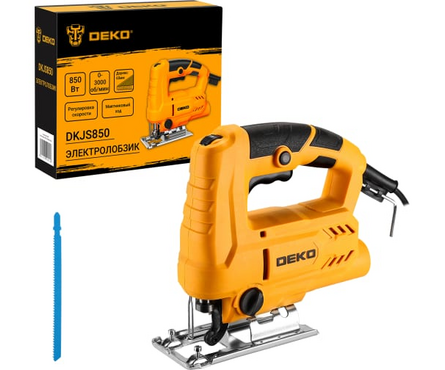 Лобзик 850 Вт 0-3000 об/мин, пропил 65 мм DKJS850 DEKO Фотография_2