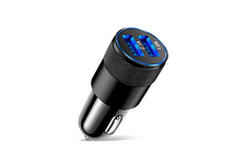 Автомобильное зарядное устройство Energy ET-45А, USB/Type C, черное