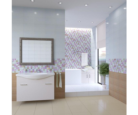 Керамогранит Моноколор белый 01 v2, 400х400х8 мм Фотография_1