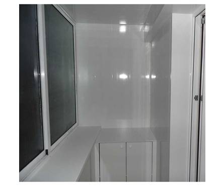 Панель ПВХ Белая глянцевая 250x3000x7.5 мм (0.75 м²) Фотография_1