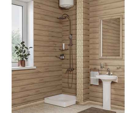 Поддон стальной 800х800x140 мм квадрат d 50 мм Фотография_2