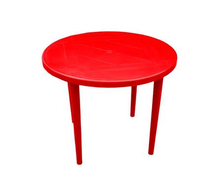Стол круглый Красный 910мм Фотография_0
