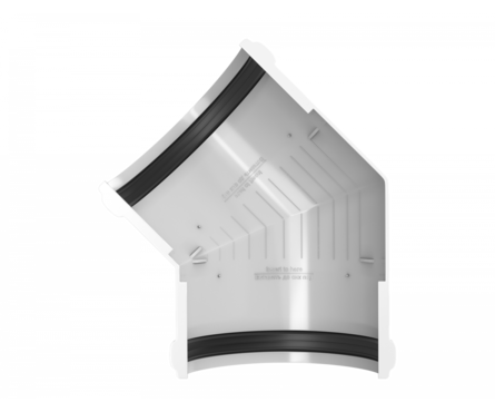 Угол желоба 135° ТехноНИКОЛЬ ПВХ, белый Фотография_3