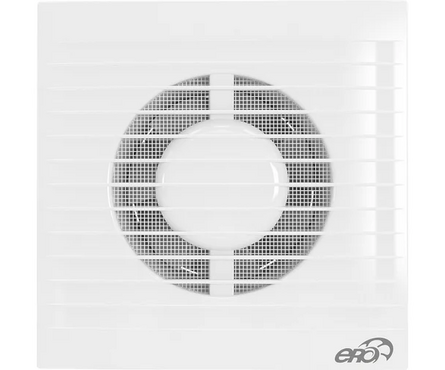 Вентилятор осевой вытяжной d 100 мм с антимоскитной сеткой белый E100S ERA Фотография_1