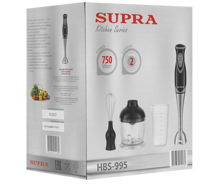 Блендер погружной 750 Вт HBS-995 SUPRA Фотография_7